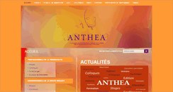 Desktop Screenshot of anthea.fr
