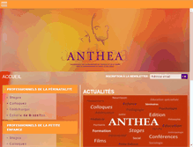 Tablet Screenshot of anthea.fr